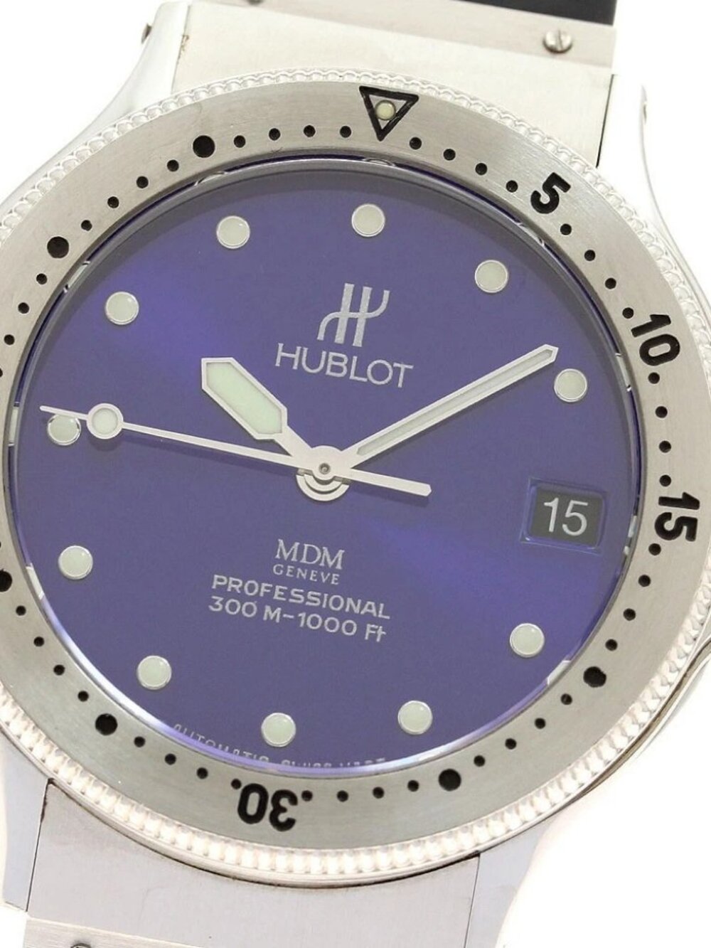 HUBLOT MDM Professional 1553.1 Date blue Dial Automatic Boy's Watch_938907